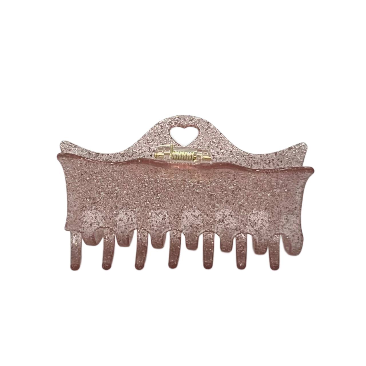 XL Heart Clip in Tiara