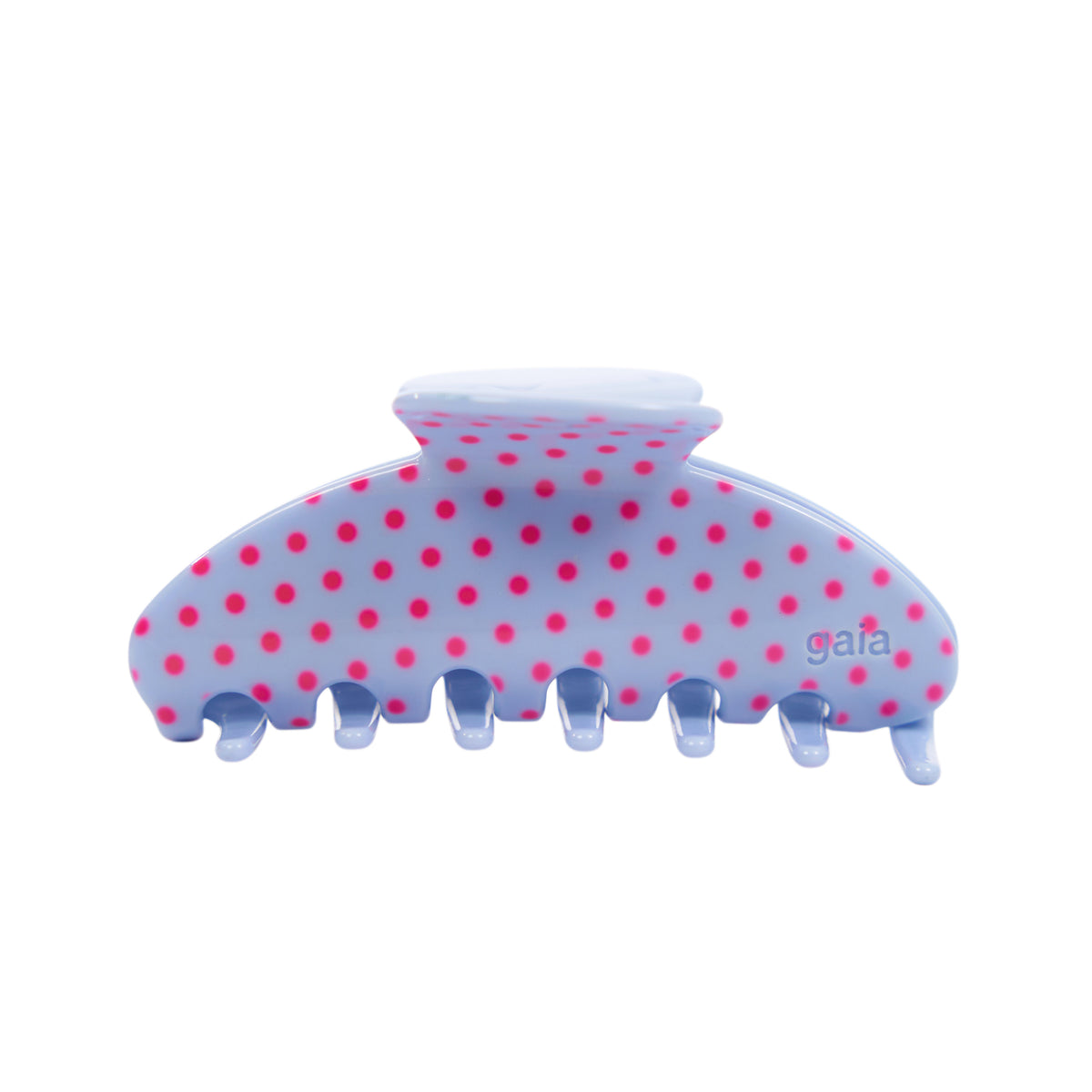 XL Clip in Berry Dot