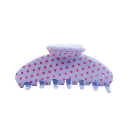 XL Clip in Berry Dot